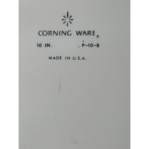 Vintage Corning Ware 10" P-10-B Casserole Dish Blue Cornflower Design NO LID - Picture 5 of 8